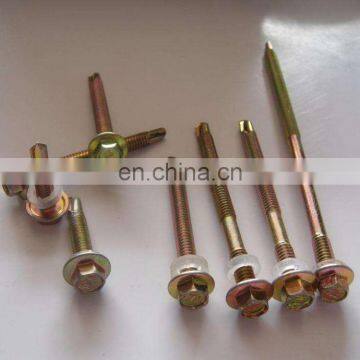 Taiwan Roofing Hex Flange Washer Head Self Drilling TEK EPDM Stainless Steel Screws