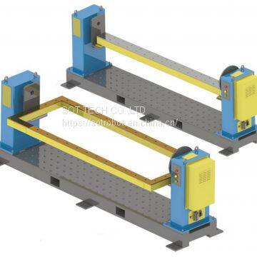 Single Axis Welding Positioner Head And Tail Frame