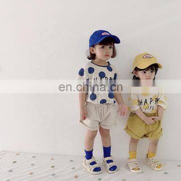 5141 Baby Clothing Korean Style Newborn Baby Girl Dot Casual t Shirt photo-3