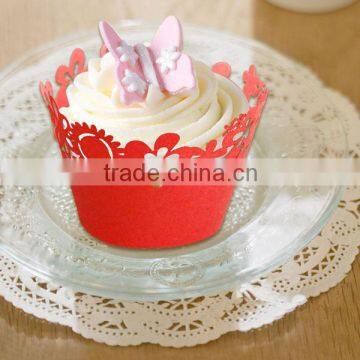 New Hot Elegant Laser Cut Wedding Decoration Party Paper Cupcake Wrapper,paper Cup photo-3