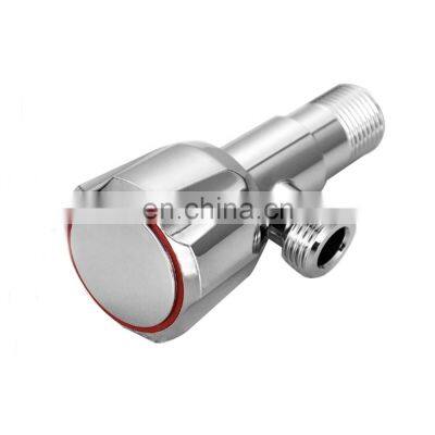 Hot sell zinc chrome brass cartridge toilet plumbing use 90 degree angle valve