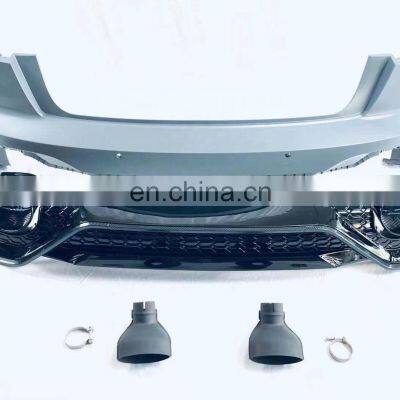 the Latest Upgrade Bodykit Body Kit the Rear Bumper Sets Facelift to RS6 C8 Style for Audi A6 C8 Car Parts 2019-2021