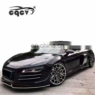 carbon fiber side skirt front lip rear lip spoiler diffuser for Audi R8