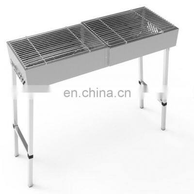 Portable Yakitori BBQ Grill Outdoor Folding Stainless Steel Cooking Grill Machine