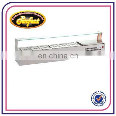 Counter Top Bain Marie Refrigerator / Stainless Steel Salad Counter photo-2