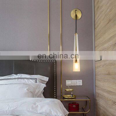 Nordic Post-modern Minimalist Crystal Wall Lamps for Decoration