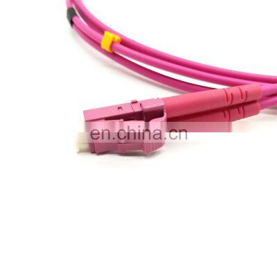 Lc-lc Duplex OM4 2meter MM50 2mm Duplex DX Fiber Optic Patchcord/jumper/assembly Ftth Cordon de Brassage en Fibre