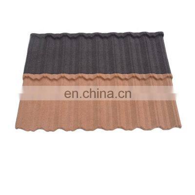 China Hot Sale Colorful Stone Coated Metal Roofing Tile In Nigeria philippines  nosen type roof Tiles