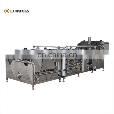 Fruits and vegetables carrots/coconut meat/mushroom blanching machine, continuous almond blanching machine