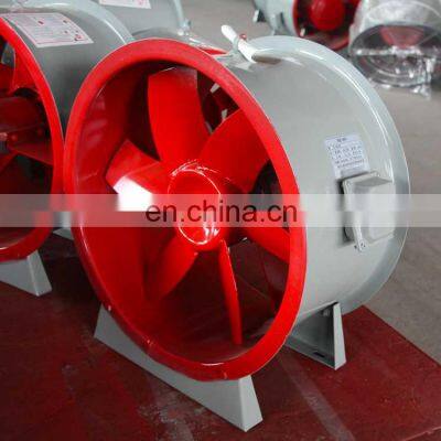 Natural Air Potable Smoke Industrial Exhaust Fans Axial Flow Louvered