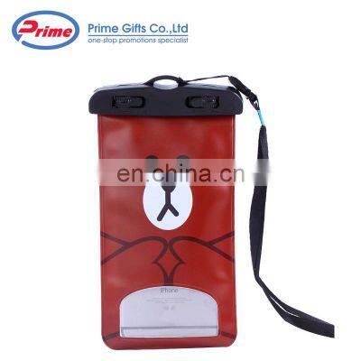 2021 Fashion PVC Mobile Phone Cartoon Waterproof Bag for Promotions photo-5