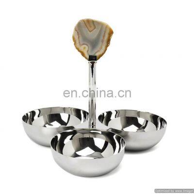 stainless steel food serve bowl