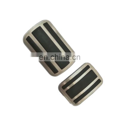 Aluminium Alloy auto Non-Slip Performance rubber Foot rest Pedal Pads Foot Rest Brake Pedal Pad for Peugeot 4008