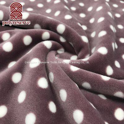 POLYRESERVE One Side White Dot Designed Knitted Super Soft For Toy And More photo-2