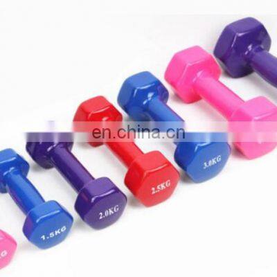 Ladies Vinyl Dumbbells Student Children Home Sports Fitness Equipment Kids Dumbbell photo-2