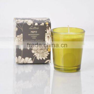 100g High Quality Decorative Scented Glass Candle Jar SA-1917 photo-2