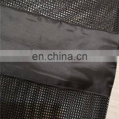 Customs Size and Logo Printing Nylon Black Mesh Bag photo-3