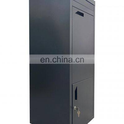 High Quality Black Drop Box Parcel Box Large For Package