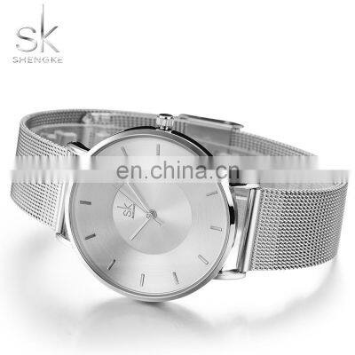 SHENGKE  Businesswomen  Watches Personalized Strap HandWatchs Sunray  Dial Quartz Wacths K0059L