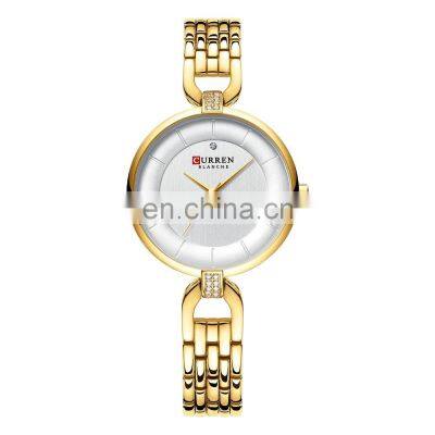 Curren 9052 Luxury Women's Fashion Jewelry Japanese Movement Jewelry Watch Bracelet Valentine's Day Best Gift for Girlfriend