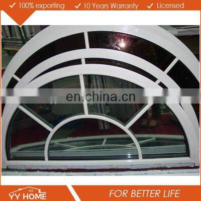 Modern New House Soundproof Picture Window Aluminum Half Circle Window photo-3