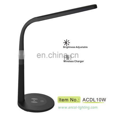 New Multifunctional Wireless Led Table Led Study Desk Lamp With Wireless Charger for Study photo-4