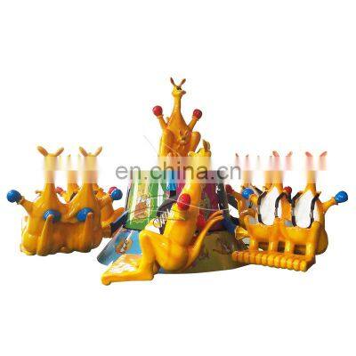 Family park rides jumping Kangaroo rides popular Zoo park Kangaroo rides for sale