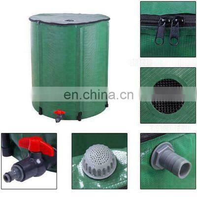 500L Foldable Collaps Garden Plastic Pvc Rain Collector Collapsible Water Barrel Tank photo-3