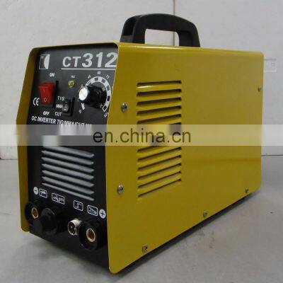 CT312 single phase inverter MMA/TIG/CUT dc welding machine plasma cutting machine price