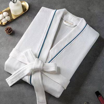 European Size Modal Knitting Kimono Bathrobe ,SPA Bathrobe/OEM(KKW1146)