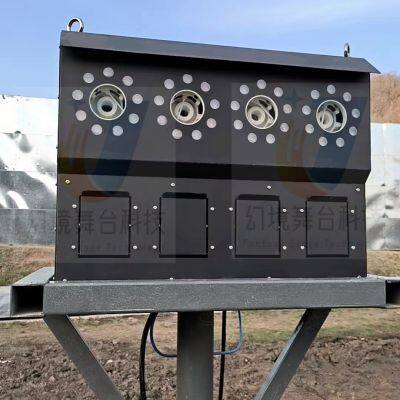 1300W Four Hole LED Fog Bubble Machine Stage Equipment for Wedding Bar Concert Music Festival Theatre Christmas Halloween Party Events