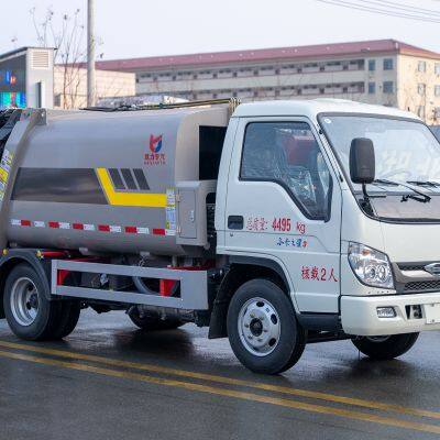 Fourth Generation Innovation Garbage Service Truck Low Emission Engine