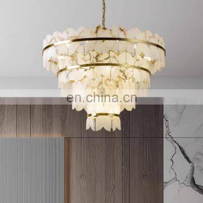 Modern Chandelier Luxury for Home Kitchen Dining Room Alabaster Chandelier photo-3