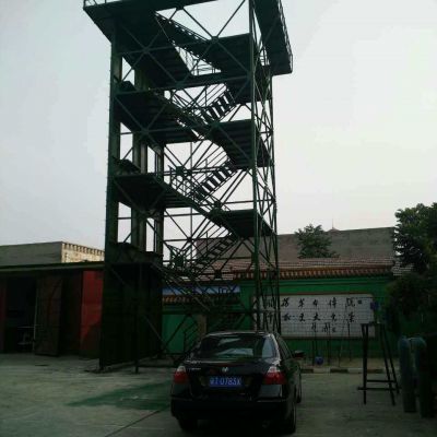 Galvanized Steel Self Supporting Lookout Guard Tower Fire Lookout Tower Observation Lattice Steel Tower