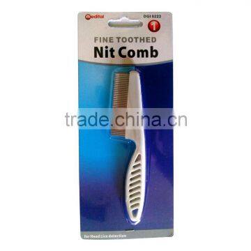 Good quality fine tooth home use plastic nit comb