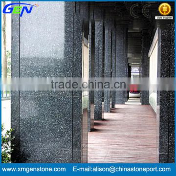 Top quality decorative blue pearl import polished villa floor granite tile