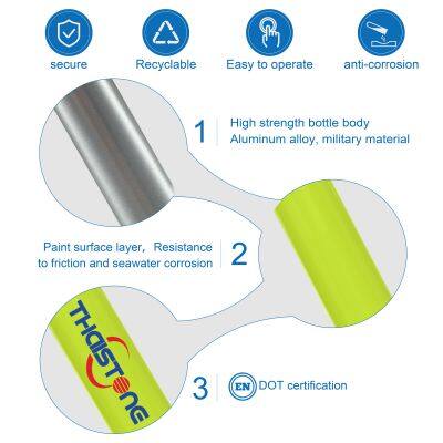 1L Mini Scuba Diving Dive Air Tank OEM Logo Dive Gears With High Pressure Pump photo-3