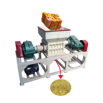 Wood Pallet Double Fabric Shredder Textile Shaft Coconut Husk Shredder Machine Cheese Shredder Machine for Sale