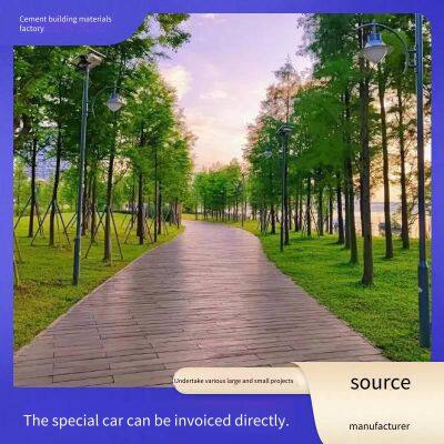 Concrete Wood Imitation Landscape Paving Boards, Cement Prefabricated Wood Grain Floors, Boardwalk Boards for Parks and Scenic Areas, Outdoor Paving Boards photo-2