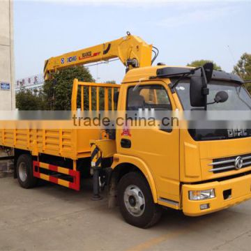 DFAC DLK 4 ton XCMG crane truck,truck mounted crane