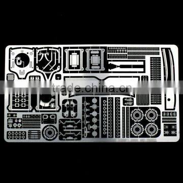 Stainless steel etching model plates
