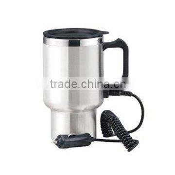 double wall stainless steel electric auto mug