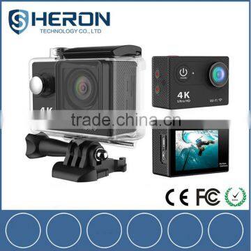 2016 hot selling 4K wifi sport action mini camera full hd 1080p 60fps video cameras from manufacturer