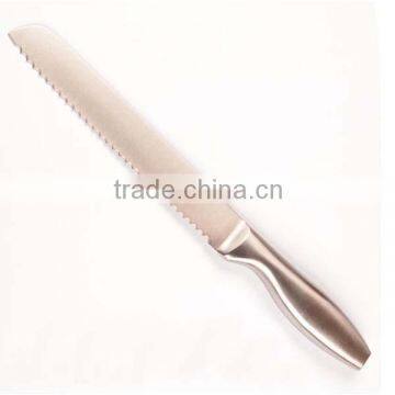 High quality full stainless steel serrated bread slicer knife cake knife bread knife blades