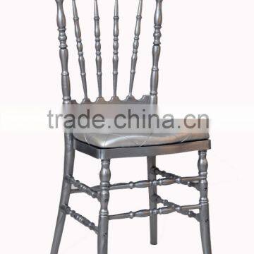 Tiffany Catering Acrylic Plastic High Back Crown Royal Chair for Wedding in Hotel Furniture photo-3