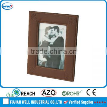 fashion pu leather couples photo frame