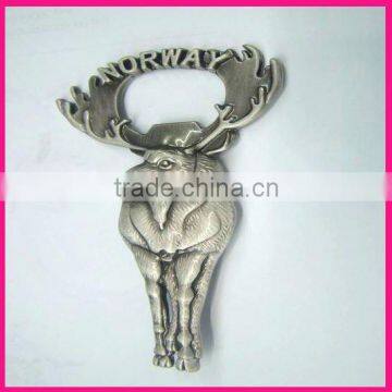 fashion wine beer metal bottle opener norway deer souvenirs gift