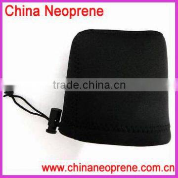 Neoprene Camera Lens Bag with Drawstring