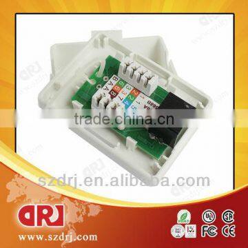 cat5e single port wall mounted box