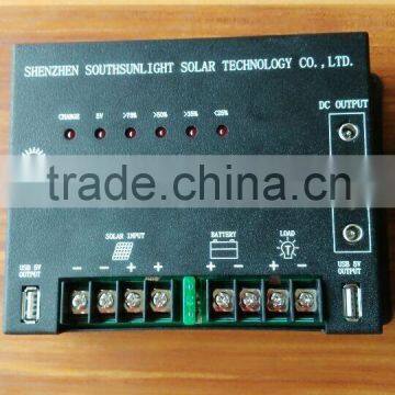 Factory supplier 12V/24V solar charge controller with USB output, pwm solar charge controller manual, 30A/50A solar controller